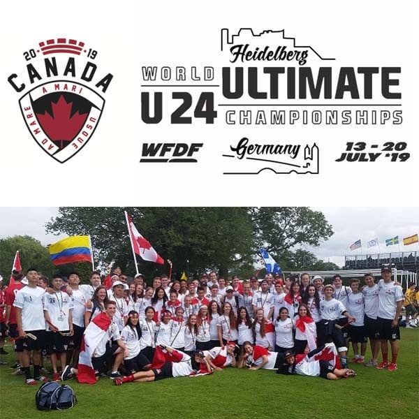 Team Canada U24 Ultimate Frisbee Sponsor