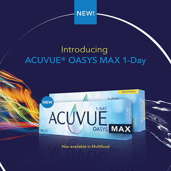 Introducing  ACUVUE® OASYS MAX 1-Day