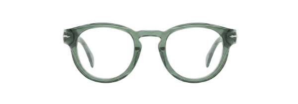 Thick round glasses