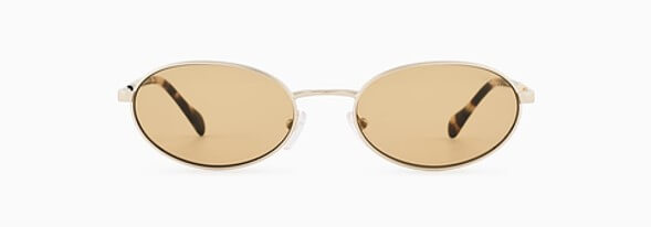 Emporio Armani unisex oval sunglasses 