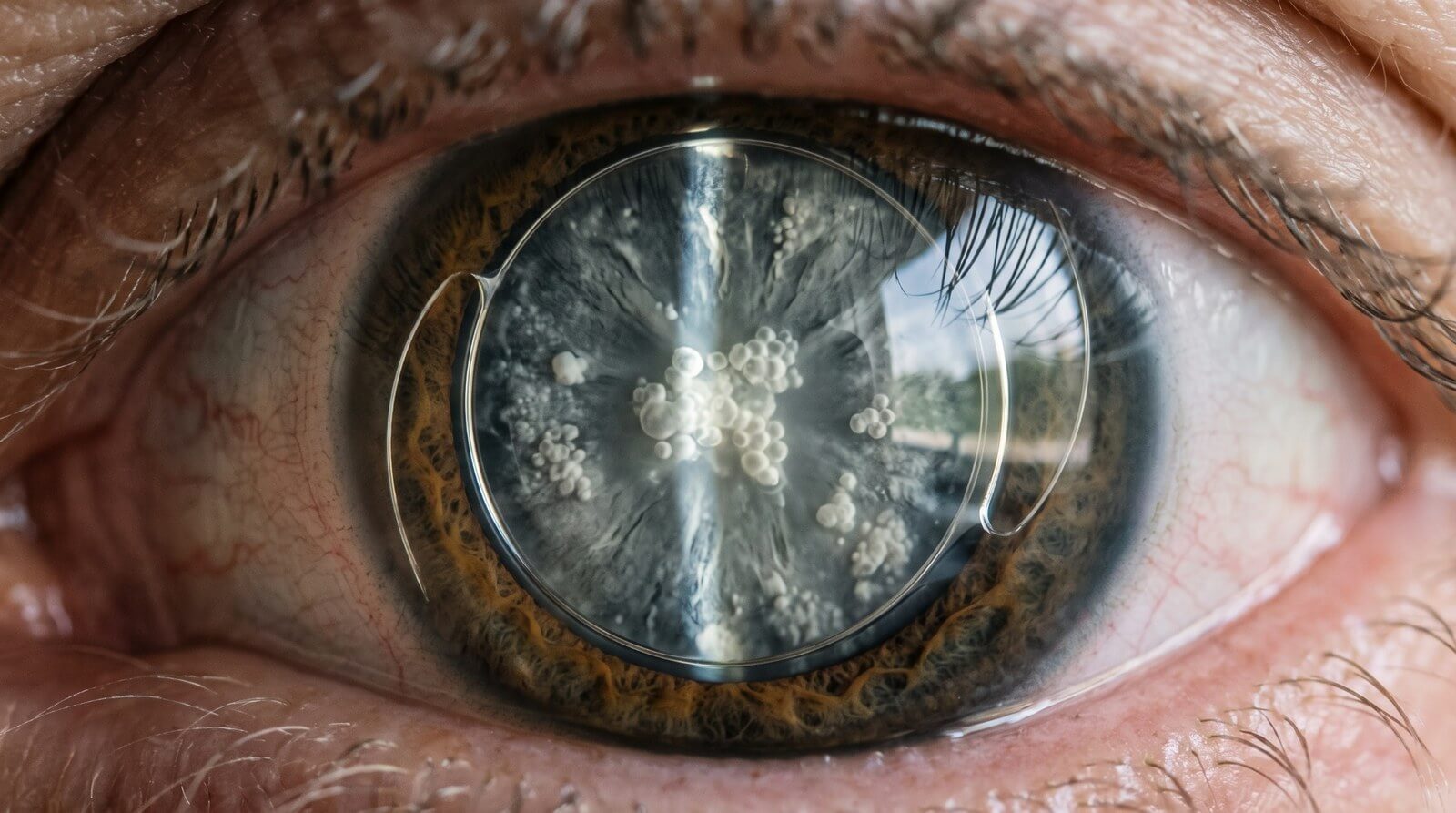 Secondary cataract (posterior capsule opacification)